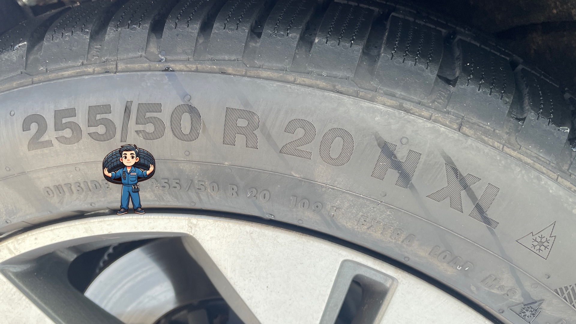 Geschwindigkeitsindex auf Reifen!