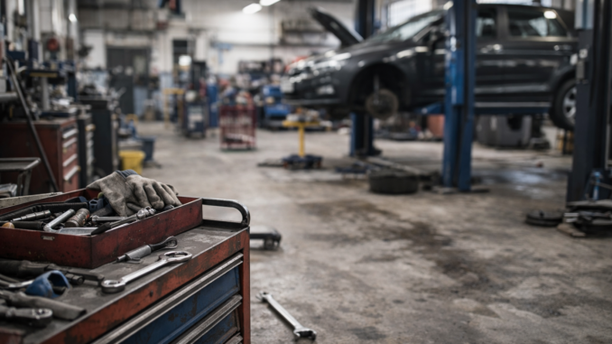 Arbeitsunfall Werkstatt